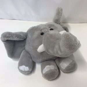 Little Gray Elephant Plush Toy Ganz Bungeeroo display plushy